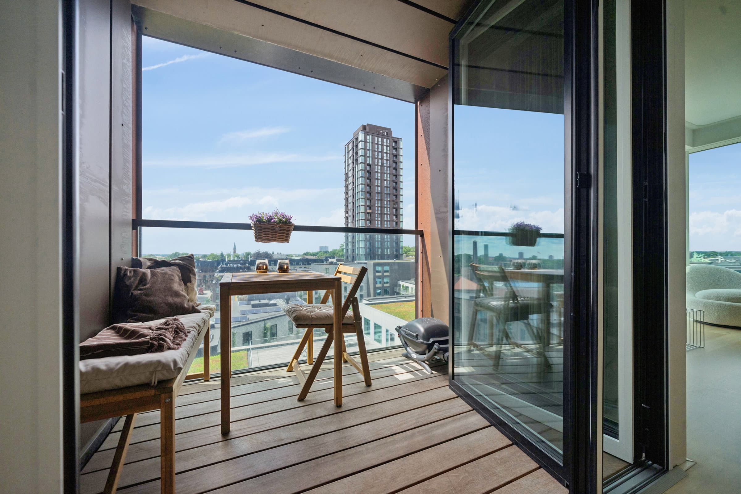 Carlsberg Byen Penthouse med Vestvendt Altan og Panoramaudsigt